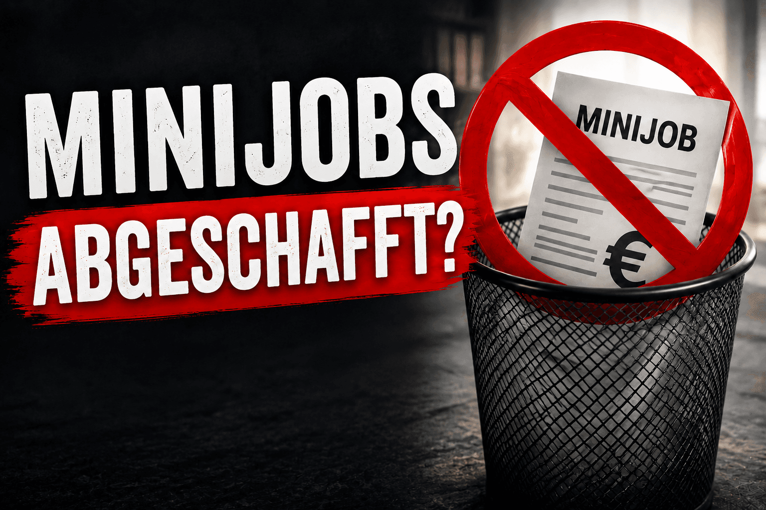 Werden Minijobs abgeschafft?