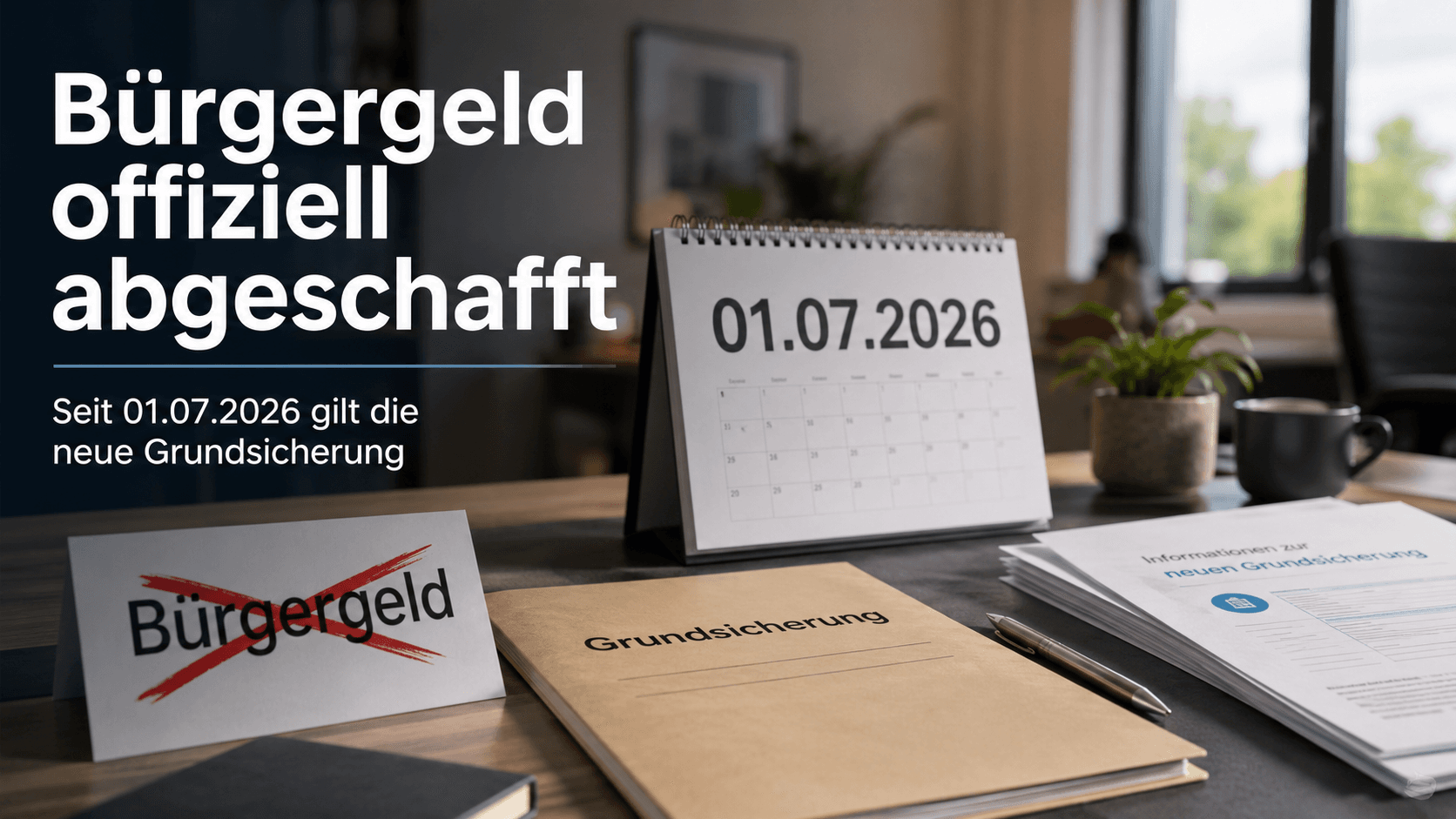Bürgergeld offiziell abgeschafft: Das gilt seit dem 1. Juli 2026
